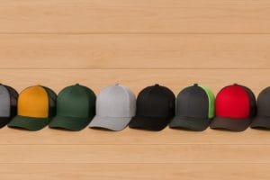 Line up of Richardson 112 truckers in different colors