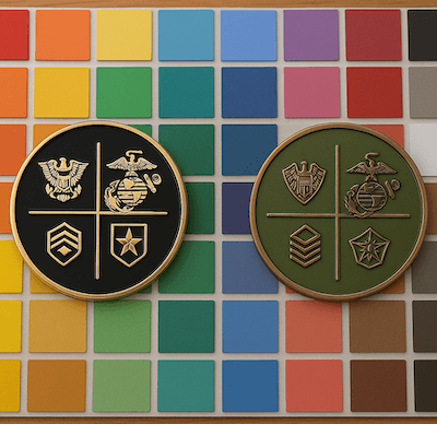 hard vs soft enamel coin image