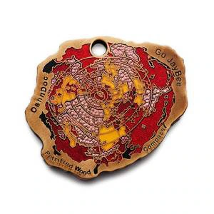 geographic custom trackable coin