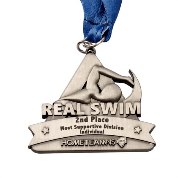real swim custom medal