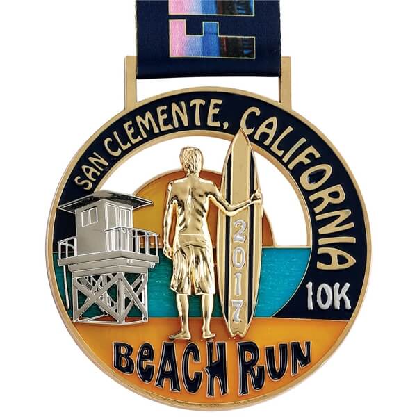 san clemnte award medal for surfing