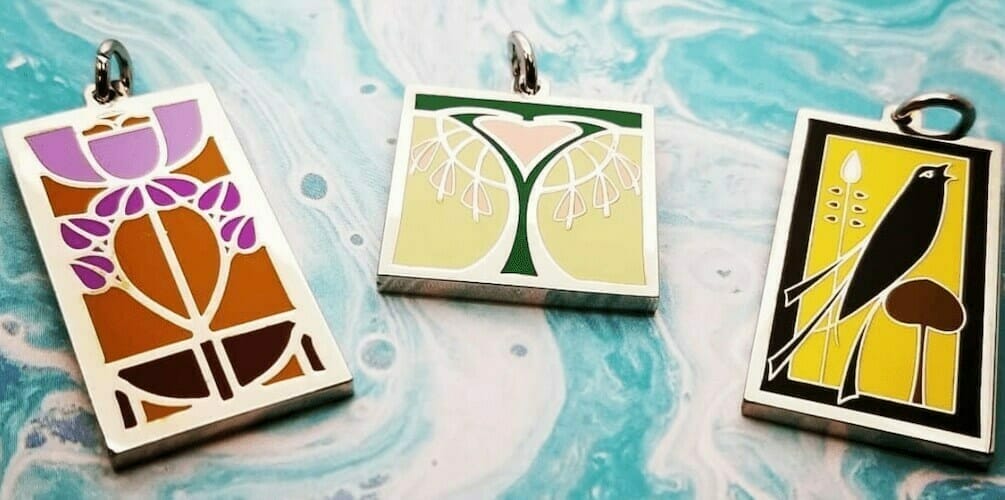 hard enamel pendants 