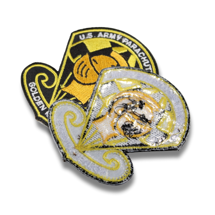 custom yellow military patch