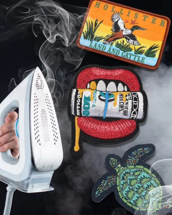 Custom iron with patches