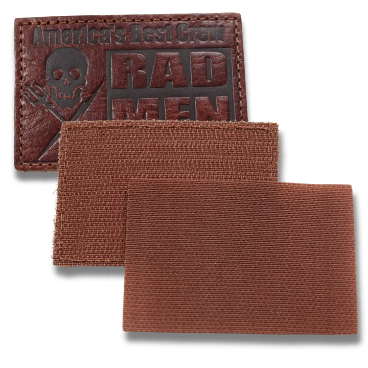 leather patch with backing