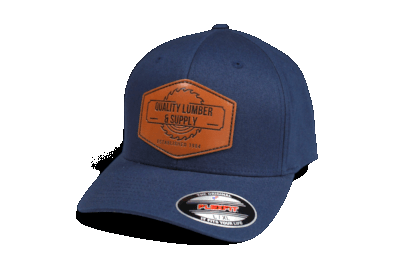 FlexFit 6477 with custom leather patch