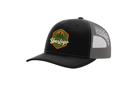 trucker hat with 3D PVC patch