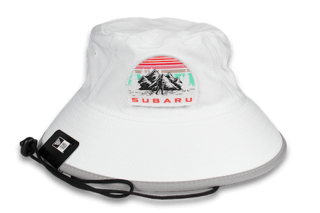 White Company logo Moisture Wicking Bucket hat